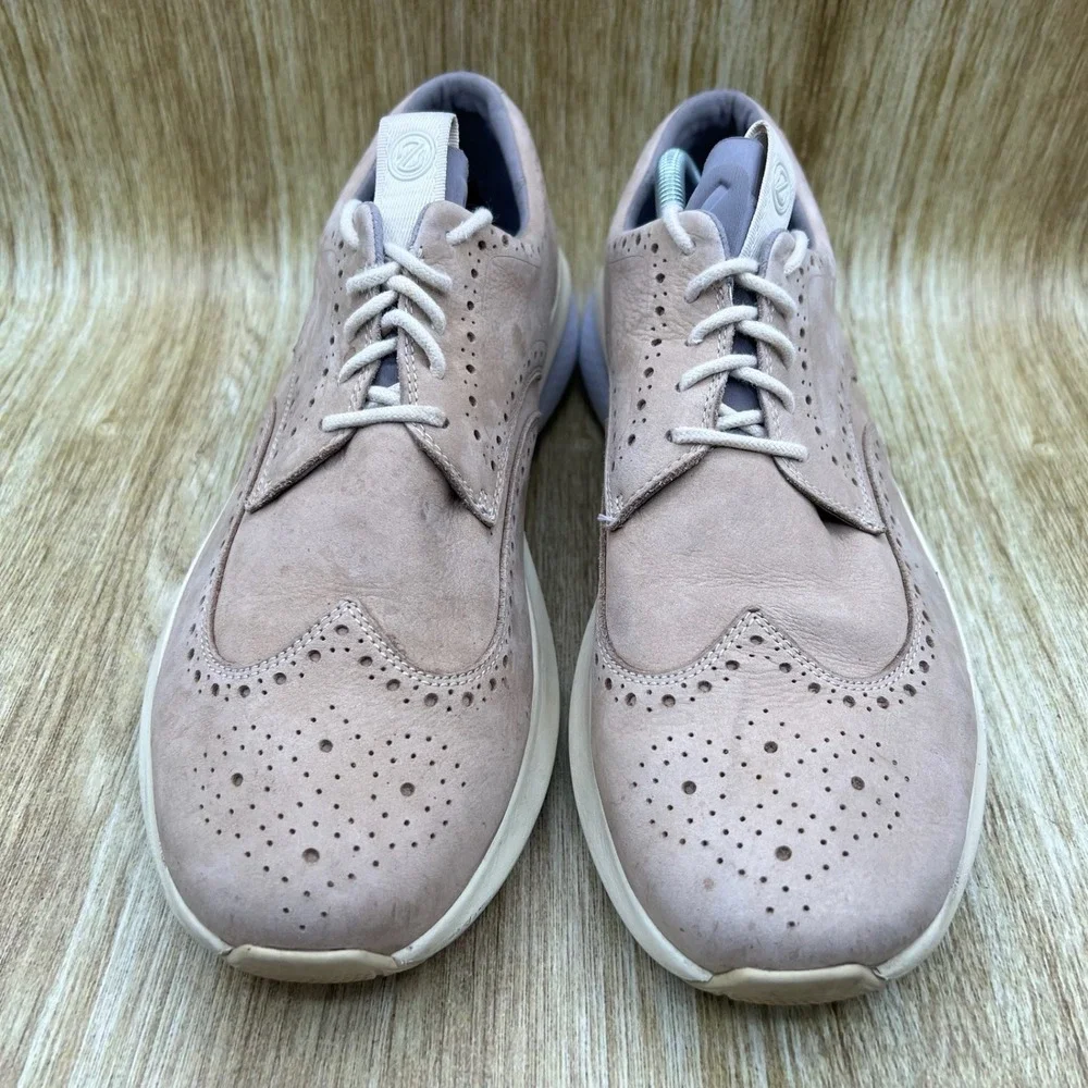 Cole Haan Zerogrand Changepace Men's Size 12 M Wingtip Birch Nubuck Suede C35821